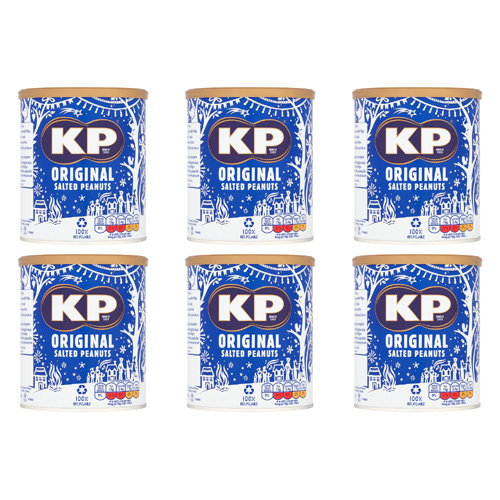 KP Original Salted Peanut Caddy (Bulk Buy Pack Of 6)