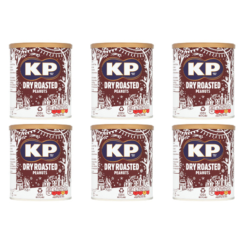 KP Dry Roasted Peanut Caddy (Bulk Buy Pack Of 6)