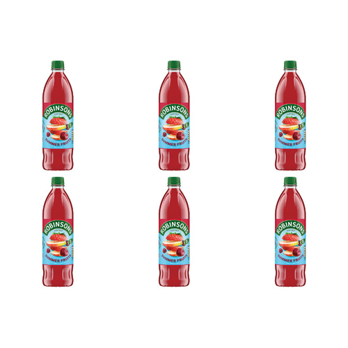 Robinsons Summer Fruits No Added Sugar Squash (Bulk Buy Pack Of 6)