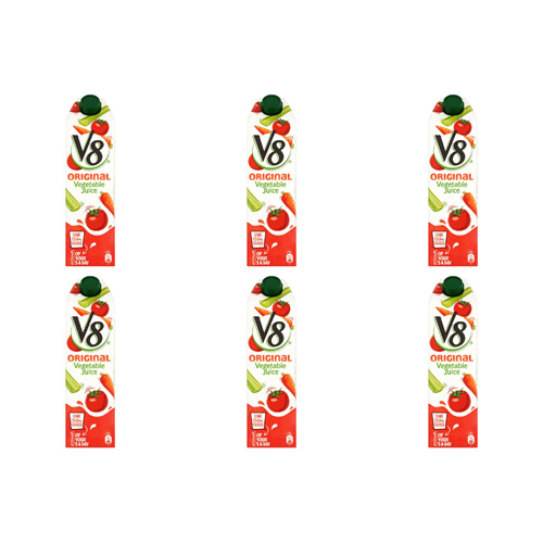 V8 Fruit Vegetable Juice (Bulk Buy Pack Of 6)