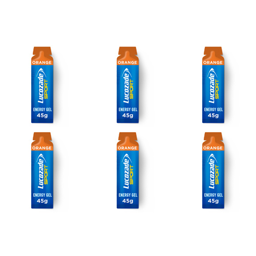 Lucozade Sport Elite Orange Gel (Bulk Buy Pack Of 6)