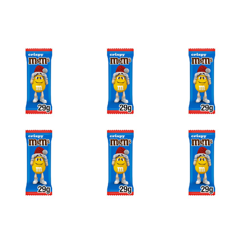 M&Ms Crispy Santa (Bulk Buy Pack Of 6)