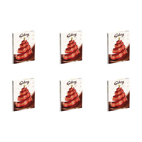 Galaxy Advent Calendar (Bulk Buy Pack Of 6)