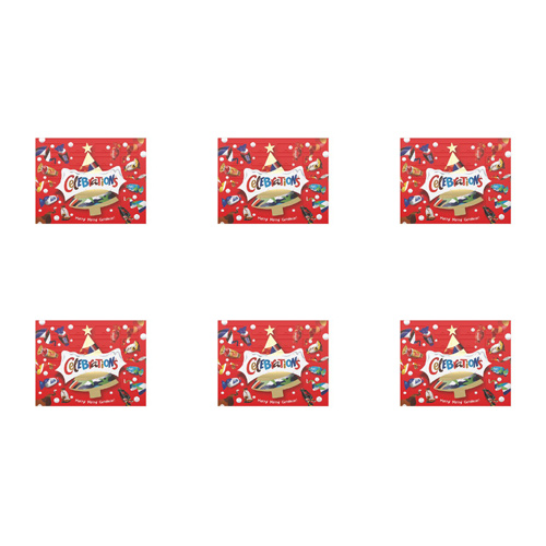 Celebrations Large Tree Advent Calendar (Bulk Buy Pack Of 6)