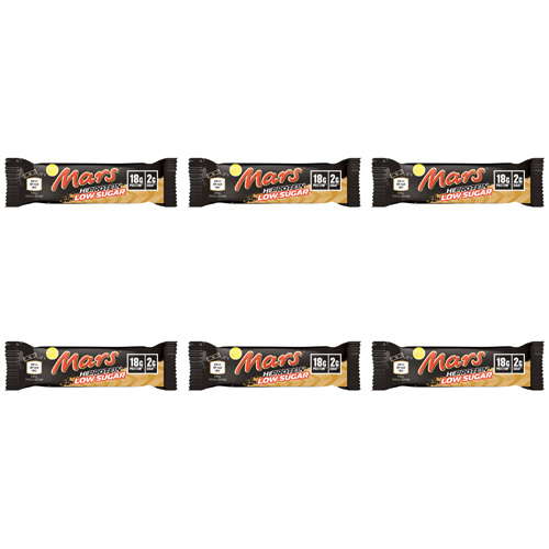 Mars Hi Protein Low Sugar Bar (Bulk Buy Pack Of 6)