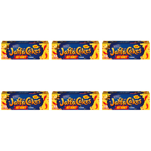 McVities Jaffa Cakes Hot Honey 10 Pack (Bulk Buy Pack Of 6)