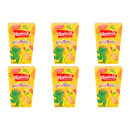 Bassetts Jelly Babies Carton (Bulk Buy Pack Of 6)