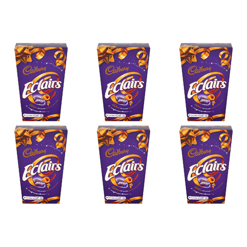 Cadbury Chocolate Eclairs Carton (Bulk Buy Pack Of 6)