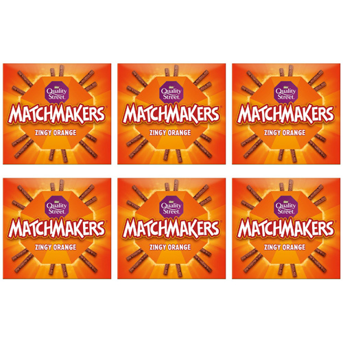 Quality Street Matchmakers Zingy Orange (Bulk Buy Pack Of 6)