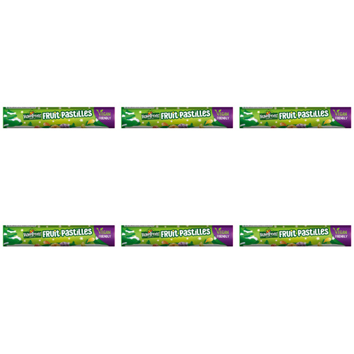 Fruit Pastilles Giant Tube (Bulk Buy Pack Of 6)