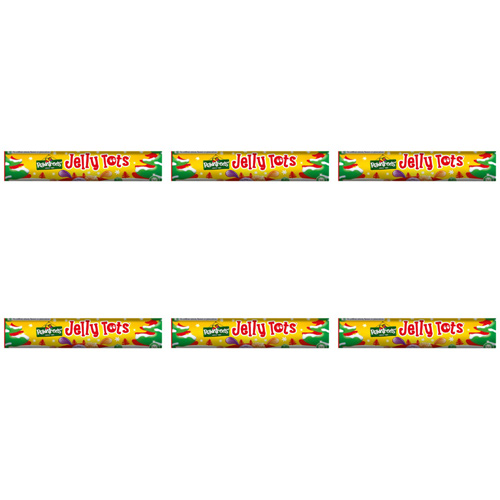 Jelly Tots Giant Tube (Bulk Buy Pack Of 6)