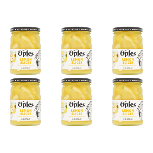 Opies Lemon Slices In Lemon Juice (Bulk Buy Pack Of 6)