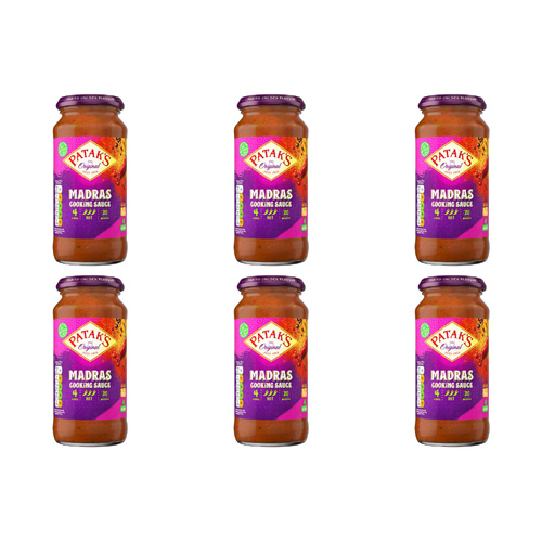 Pataks Madras Sauce Jar (Bulk Buy Pack Of 6)