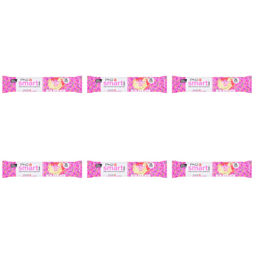 PhD Smart Birthday Cake Protein Bar (Bulk Buy Pack Of 6)