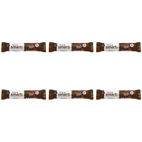PhD Smart Chocolate Brownie Protein Bar (Bulk Buy Pack Of 6)