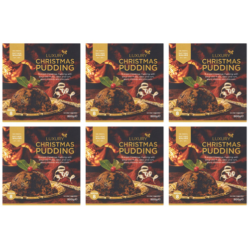 Matthew Walker Luxury Christmas Pudding Large (Bulk Buy Pack Of 6)