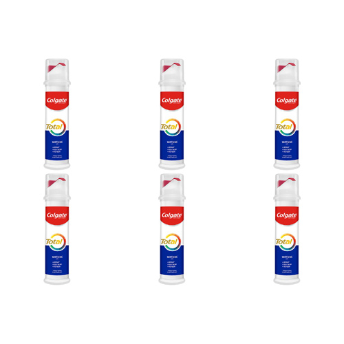 Colgate Toothpaste Advanced Whitening Pump (Bulk Buy Pack Of 6)