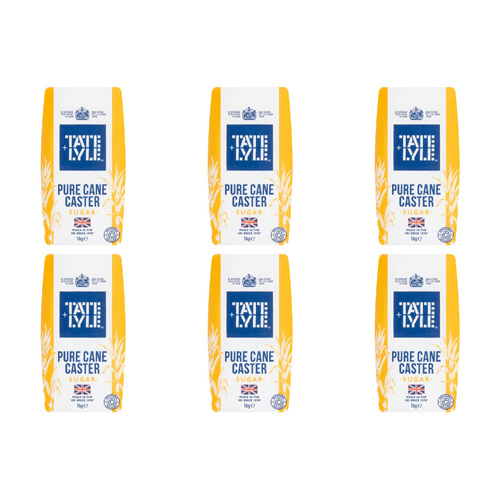 Silver Spoon / Tate & Lyle Caster Sugar Large (Bulk Buy Pack Of 6)