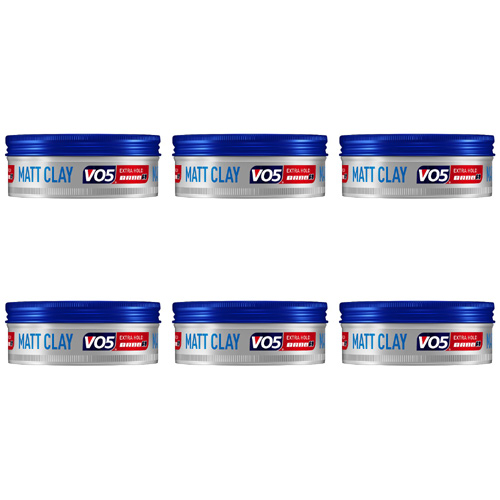 Vo5 Extreme Matte Clay (Bulk Buy Pack Of 6)