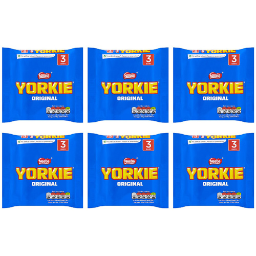 Yorkie Milk 3 Pack (Bulk Buy Pack Of 6)