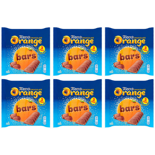 Terrys Chocolate Orange Bars 3 Pack (Bulk Buy Pack Of 6)