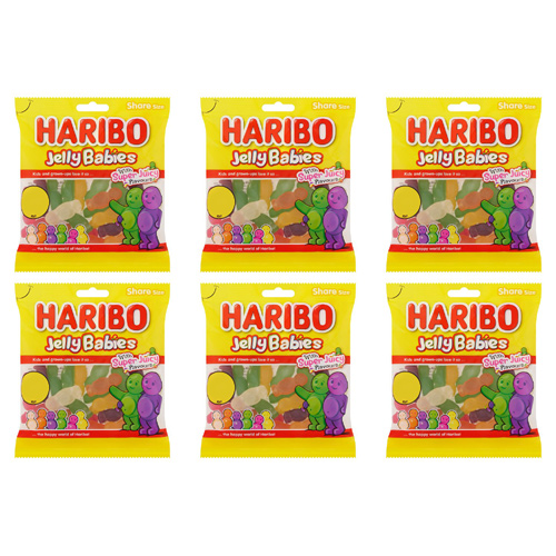 Haribo Jelly Babies (Bulk Buy Pack Of 6)