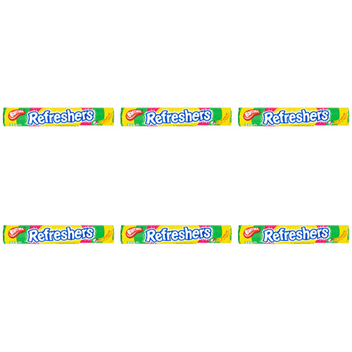 Barratt Candyland Refreshers Fruity Flavour Fizzy Sweets (Bulk Buy Pack Of 6)