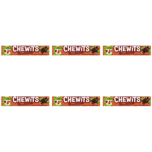 Chewits Cola Flavour (Bulk Buy Pack Of 6)