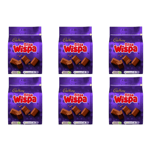 Cadbury Wispa Bitsa (Bulk Buy Pack Of 6)