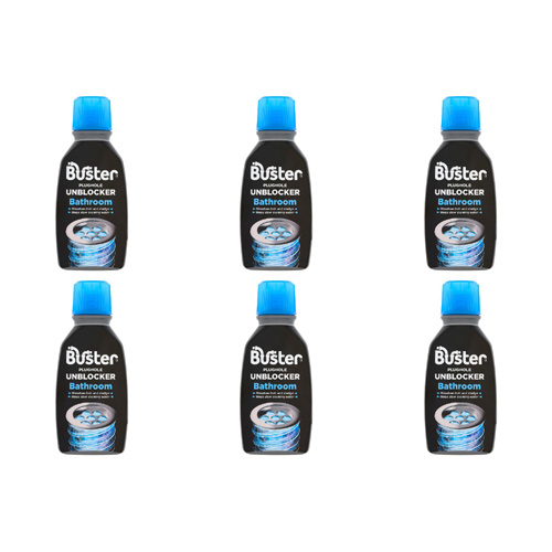 Buster Bathroom Plug Unblocker (Bulk Buy Pack Of 6)