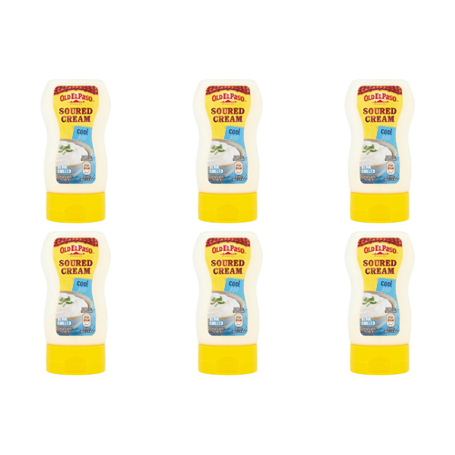 Old El Paso Squeezy Sour Cream (Bulk Buy Pack Of 6)