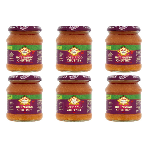 Pataks Hot Mango Chutney (Bulk Buy Pack Of 6)