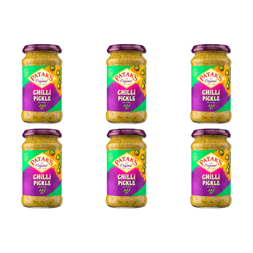 Pataks Chilli Pickle (Bulk Buy Pack Of 6)