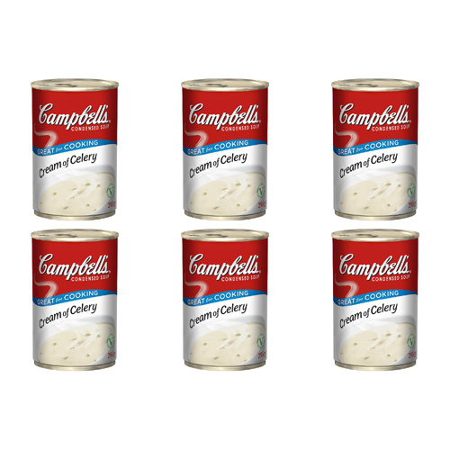 Campbells Condensed Soup Cream Of Celery (Bulk Buy Pack Of 6)