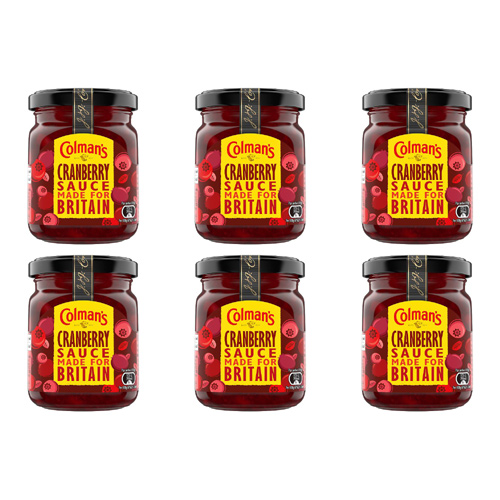 Colmans Cranberry Sauce (Bulk Buy Pack Of 6)
