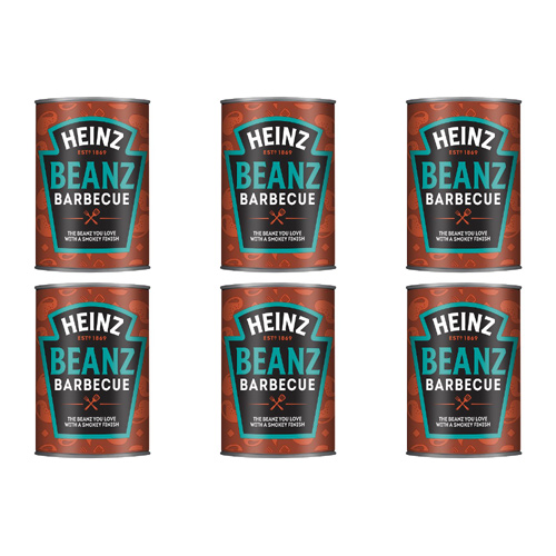 Heinz Beanz Barbeque (Bulk Buy Pack Of 6)