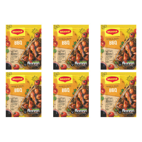 Maggi So Juicy Barbeque For Chicken (Bulk Buy Pack Of 6)