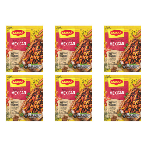 Maggi So Juicy Mexican Chicken (Bulk Buy Pack Of 6)