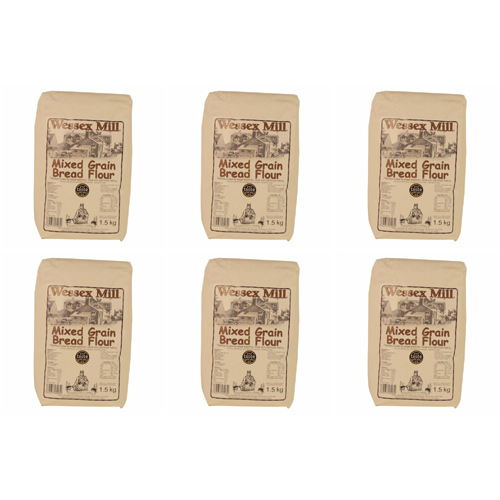 Wessex Mill Mixed Grain Bread Flour (Bulk Buy Pack Of 6)