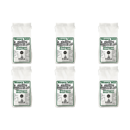 Wessex Mill Wholemeal Bread Flour (Bulk Buy Pack Of 6)