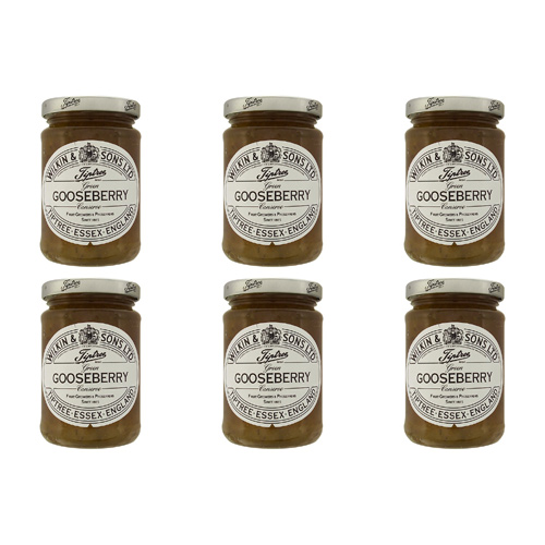 Tiptree Green Gooseberry Conserve (Bulk Buy Pack Of 6)