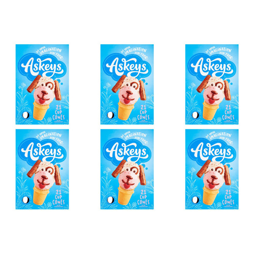 Askeys Cup Cornets 21s (Bulk Buy Pack Of 6)