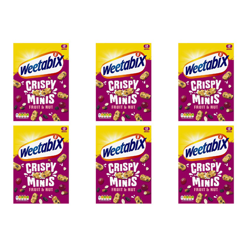 Weetabix Minis Fruit & Nut Crisp (Bulk Buy Pack Of 6)