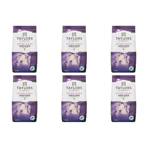 Taylors After Dark Roasted & Ground Coffee (Bulk Buy Pack Of 6)