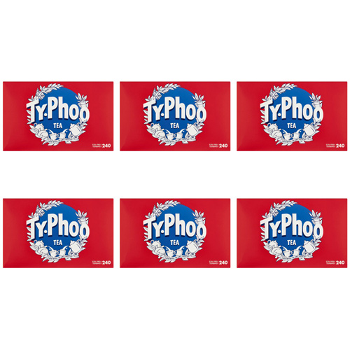 Typhoo 240 Teabags (Bulk Buy Pack Of 6)