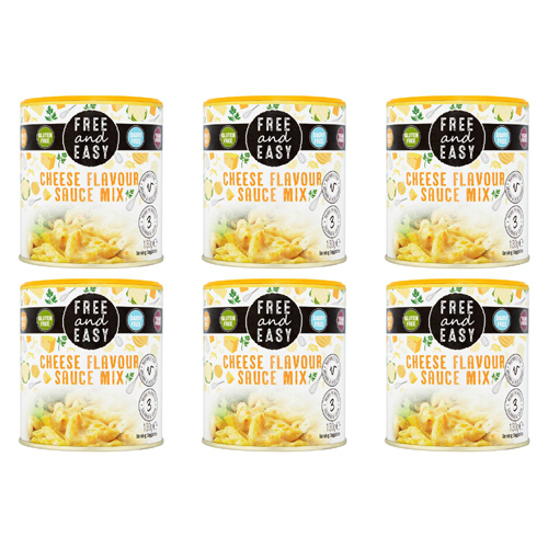 Free and Easy Dairy Free Cheese Sauce Mix (Bulk Buy Pack Of 6)