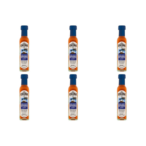 Encona West Indian Hot Pepper Sauce (Bulk Buy Pack Of 6)