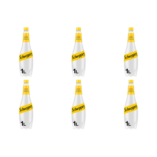 Schweppes Indian Tonic Water (Bulk Buy Pack Of 6)