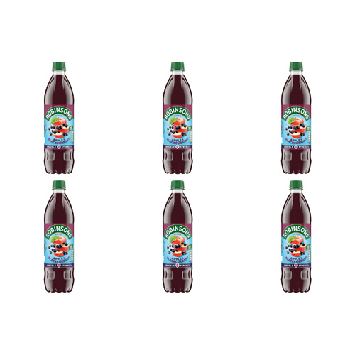 Robinsons Double Strength Apple & Blackcurrant Squash (Bulk Buy Pack Of 6)