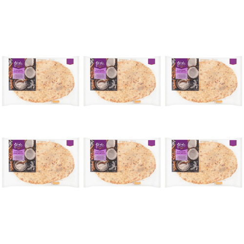 Sainsbury's Peshwari Naan, Taste the Difference (Bulk Buy Pack Of 6)